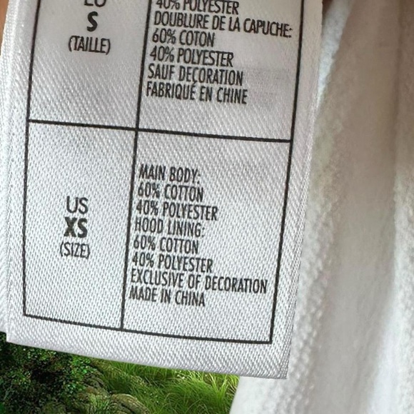 Vintage Minnie Mouse White/Pink Zip Up Size Xs - Picture 8 of 8